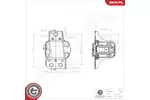 Poduszka silnika ESEN SKV 75SKV291 (Z przodu po prawej)