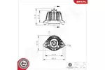 Poduszka silnika ESEN SKV 75SKV298 (Z obu stron)