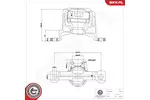 Poduszka silnika ESEN SKV 75SKV330 (Z przodu po prawej)