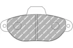 Klocki hamulcowe - komplet FERODO RACING FDS925