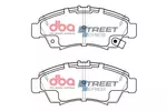 Klocki hamulcowe - komplet DBA AUSTRALIA DB1262SS