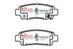 Zestaw klocków hamulcowych, hamulce tarczowe DBA AUSTRALIA DB1384SS