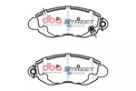 Zestaw klocków hamulcowych, hamulce tarczowe DBA AUSTRALIA DB1436SS