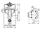 Mieszek, klimatyzacja CONTITECH AIR SPRING 661NP23