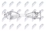 Wał napędowy - półoś NTY NPW-AU-075 (Oś przednia, z lewej strony)