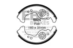 Szczęki hamulcowe - komplet EBC BRAKES 5025 (Oś tylna)
