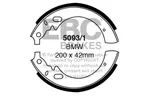 Szczęki hamulcowe - komplet EBC BRAKES 5093/1 (Oś przednia)