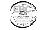 Szczęki hamulcowe - komplet EBC BRAKES 5100G (Oś przednia)