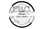 Zestaw szczęk hamulcowych EBC 5176 (Oś tylna)