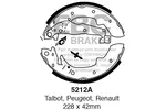 Szczęki hamulcowe - komplet EBC BRAKES 5212A (Oś tylna)