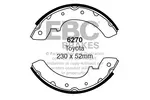 Szczęki hamulcowe - komplet EBC BRAKES 6270 (Oś przednia)