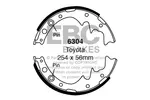 Szczęki hamulcowe - komplet EBC BRAKES 6304 (Oś tylna)