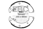 Szczęki hamulcowe - komplet EBC BRAKES 6321 (Oś tylna)