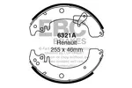 Szczęki hamulcowe - komplet EBC BRAKES 6321A (Oś tylna)