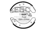 Szczęki hamulcowe - komplet EBC BRAKES 6324 (Oś tylna)