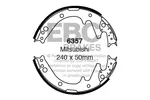 Zestaw szczęk hamulcowych EBC 6357 (Oś tylna)