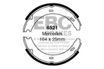 Szczęki hamulcowe - komplet EBC BRAKES 6521 (Oś tylna)
