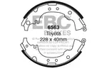 Szczęki hamulcowe - komplet EBC BRAKES 6563 (Oś tylna)