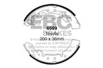 Szczęki hamulcowe - komplet EBC BRAKES 6599 (Oś tylna)