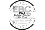 Szczęki hamulcowe - komplet EBC BRAKES 6633 (Oś tylna)