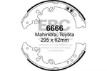 Szczęki hamulcowe - komplet EBC BRAKES 6666 (Oś tylna)