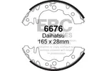 Szczęki hamulcowe - komplet EBC BRAKES 6676 (Oś tylna)