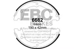 Szczęki hamulcowe - komplet EBC BRAKES 6682 (Oś tylna)