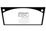 Klocki hamulcowe - komplet EBC BRAKES DP113 (Oś przednia)