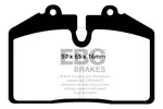 Klocki hamulcowe - komplet EBC BRAKES DP31013C (Oś tylna)
