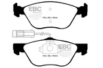 Klocki hamulcowe - komplet EBC BRAKES DP41061R (Oś przednia)