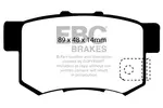 Klocki hamulcowe - komplet EBC BRAKES DP21193 (Oś tylna)