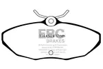 Klocki hamulcowe - komplet EBC BRAKES DP41221R (Oś tylna)