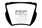 Klocki hamulcowe - komplet EBC BRAKES DP2134 (Oś przednia)