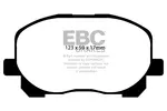 Klocki hamulcowe - komplet EBC BRAKES DP1455 (Oś przednia)