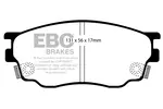 Klocki hamulcowe - komplet EBC BRAKES DP21464 (Oś przednia)