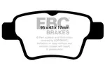 Klocki hamulcowe - komplet EBC BRAKES DP21575 (Oś tylna)