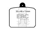 Klocki hamulcowe - komplet EBC BRAKES DP159 (Oś przednia)