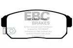 Klocki hamulcowe - komplet EBC BRAKES DP41691R (Oś tylna)