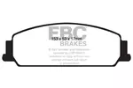 Zestaw klocków hamulcowych, hamulce tarczowe EBC DP1833 (Oś przednia)
