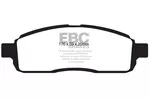 Zestaw klocków hamulcowych, hamulce tarczowe EBC DP61843 (Oś przednia)