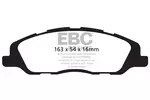Klocki hamulcowe - komplet EBC BRAKES DP21868 (Oś przednia)