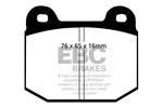 Klocki hamulcowe - komplet EBC BRAKES DP4197R (Oś przednia)