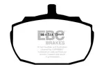 Klocki hamulcowe - komplet EBC BRAKES DP4243R (Oś przednia)