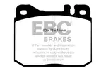 Klocki hamulcowe - komplet EBC BRAKES DP3261C (Oś przednia)