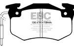 Klocki hamulcowe - komplet EBC BRAKES DP458 (Oś tylna)