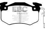 Klocki hamulcowe - komplet EBC BRAKES DP489/2 (Oś przednia)