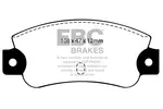 Klocki hamulcowe - komplet EBC BRAKES DP501 (Oś tylna)