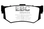 Klocki hamulcowe - komplet EBC BRAKES DP514 (Oś tylna)