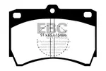 Klocki hamulcowe - komplet EBC BRAKES DP607 (Oś przednia)