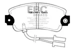 Klocki hamulcowe - komplet EBC BRAKES DP653 (Oś przednia)